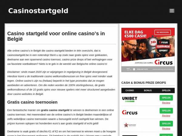 casinostartgeld.be