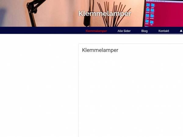 klemmelamper.dk