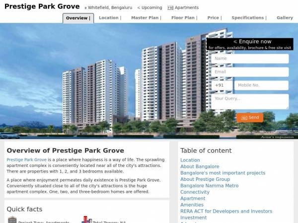 prestigeparkgrovebangalore.ind.in