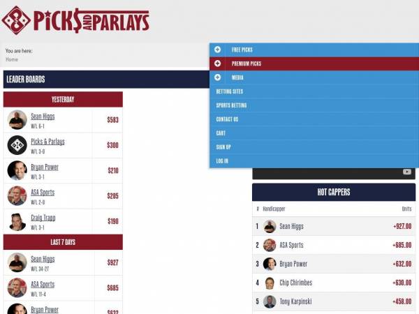 picksandparlays.net