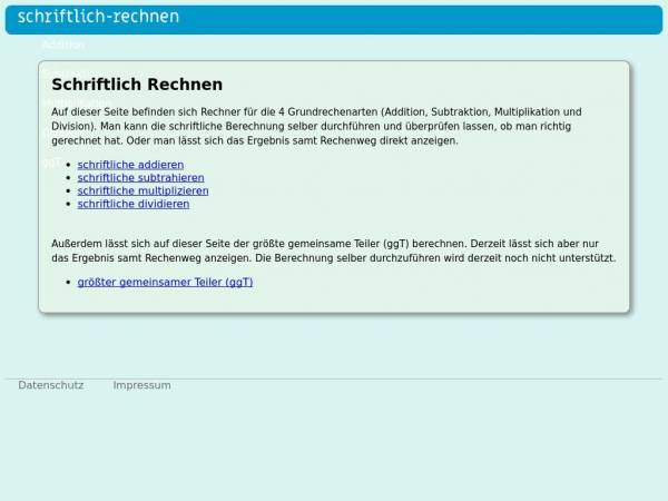 schriftlich-rechnen.de