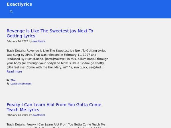 exactlyrics.com