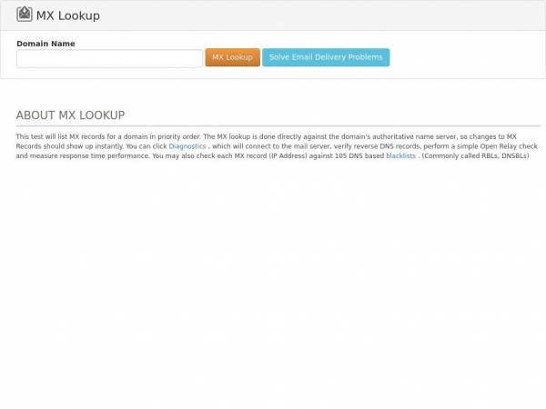 mxtoolbox.com