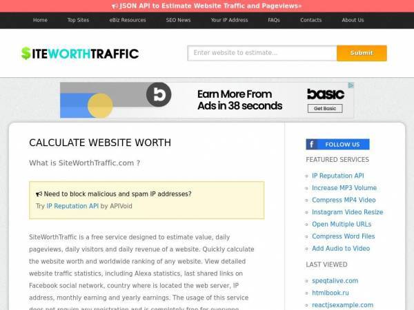 siteworthtraffic.com