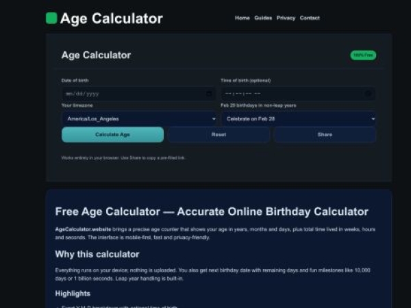 agecalculator.website