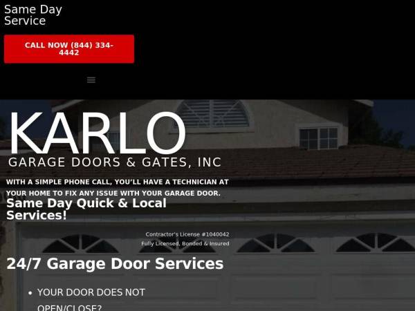 karlogaragedoorsandgates.com